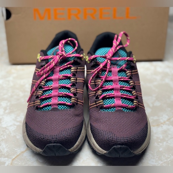 Women’s 7.5 Merrell Moab Flight Hiking Shoe New - Picture 2 of 9